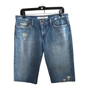 Joe's Jeans Light Wash Distressed Cotton Jean Shorts Size 30 GUC